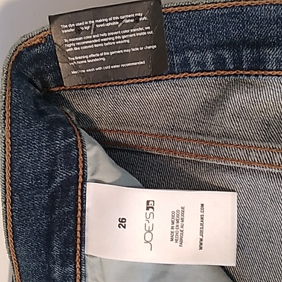 JOE'S MID RISE SKINNY ANKLE JEAN DISTRESSED, DECONSTRUCTED HEM. NWT - Picture 5 of 7